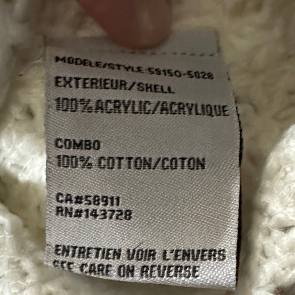Sz M🇨🇦⭐️NWT Tribal Crochet Lace Denim-Trim Jacket - Picture 12 of 13